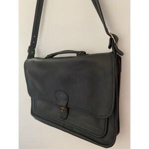 Vtg Coach 7738 Metropolitan Briefcase Messenger Black Devil Wears Prada 2 Andy